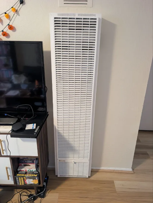 Williams wall heater of the kind Sunny installs and repairs in older Bay Area homes