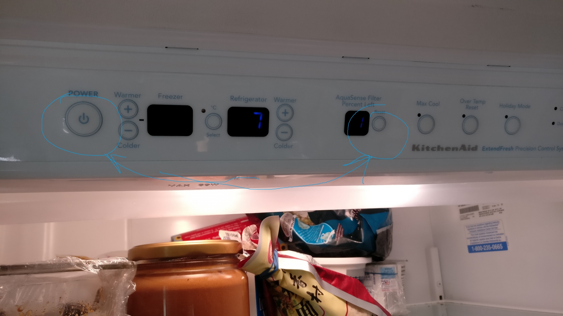 Refrigerator Kitchenaid Kssc48qms01 Not Cooling Enough Not Defrosting Main Control Board Repair In San Jose Ca Wpw10219463 Control Board Repair